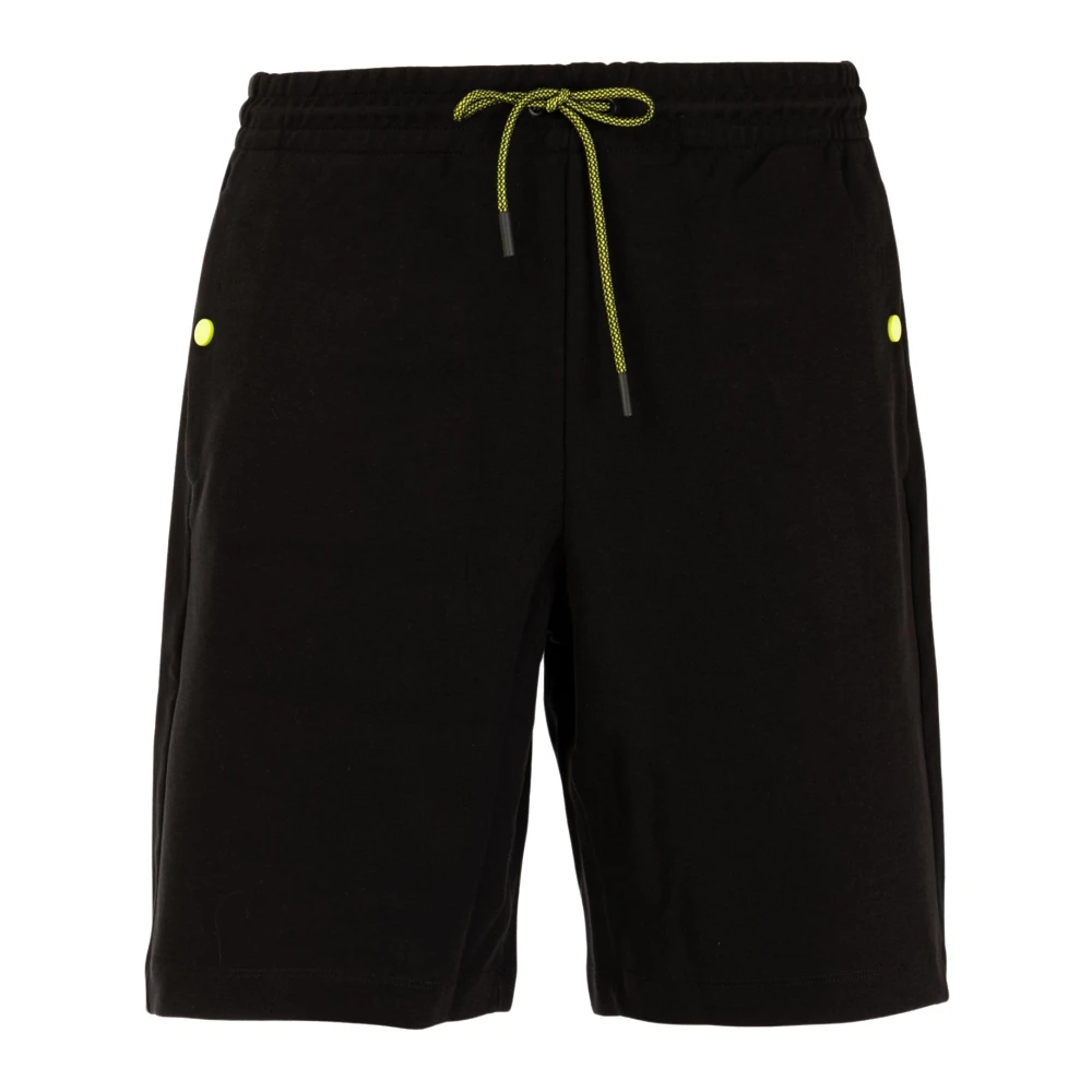 Bikkembergs Heren Sport Shorts Zwart Zomer Black Heren