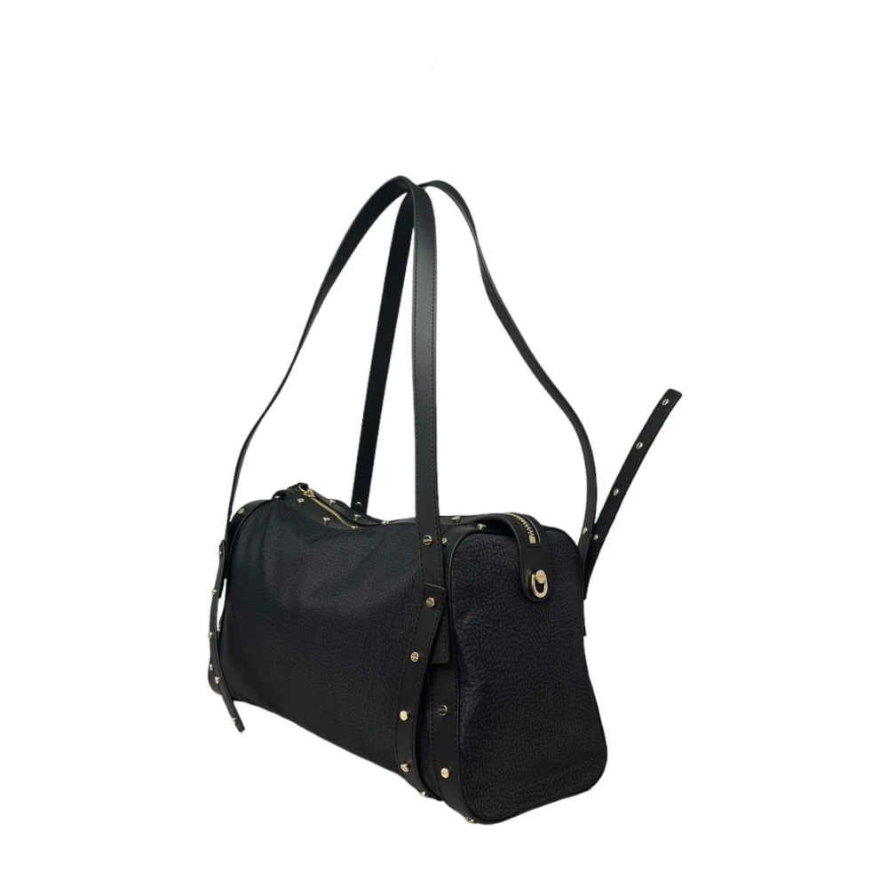 Borbonese Schoudertas Medium Black Dames