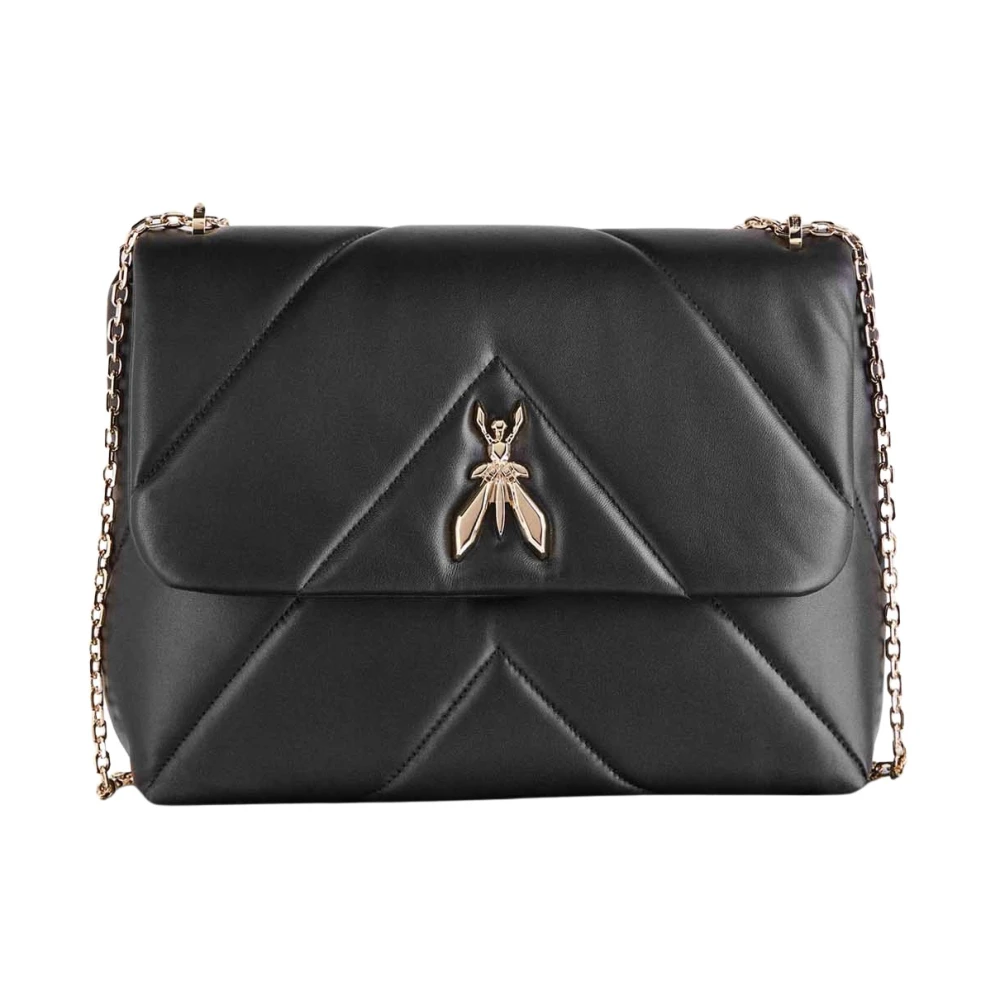 PATRIZIA PEPE Fly Padded Schoudertas Black Dames