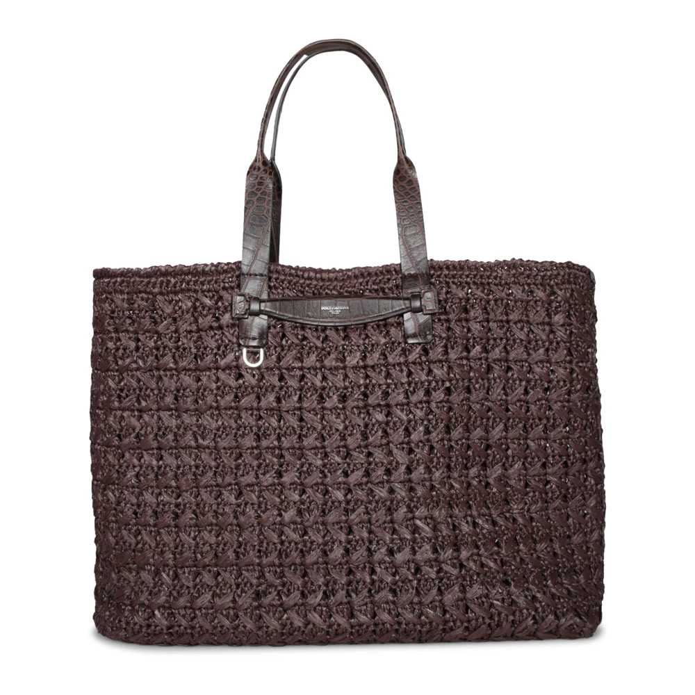 Dolce & Gabbana Mannelijk Bruin Tassen Heren, One Size, Tote Bag