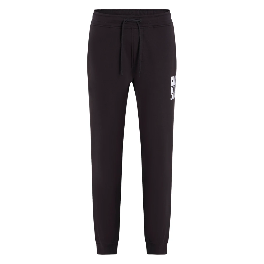 Calvin Klein Men's Black Cotton Sweatpants