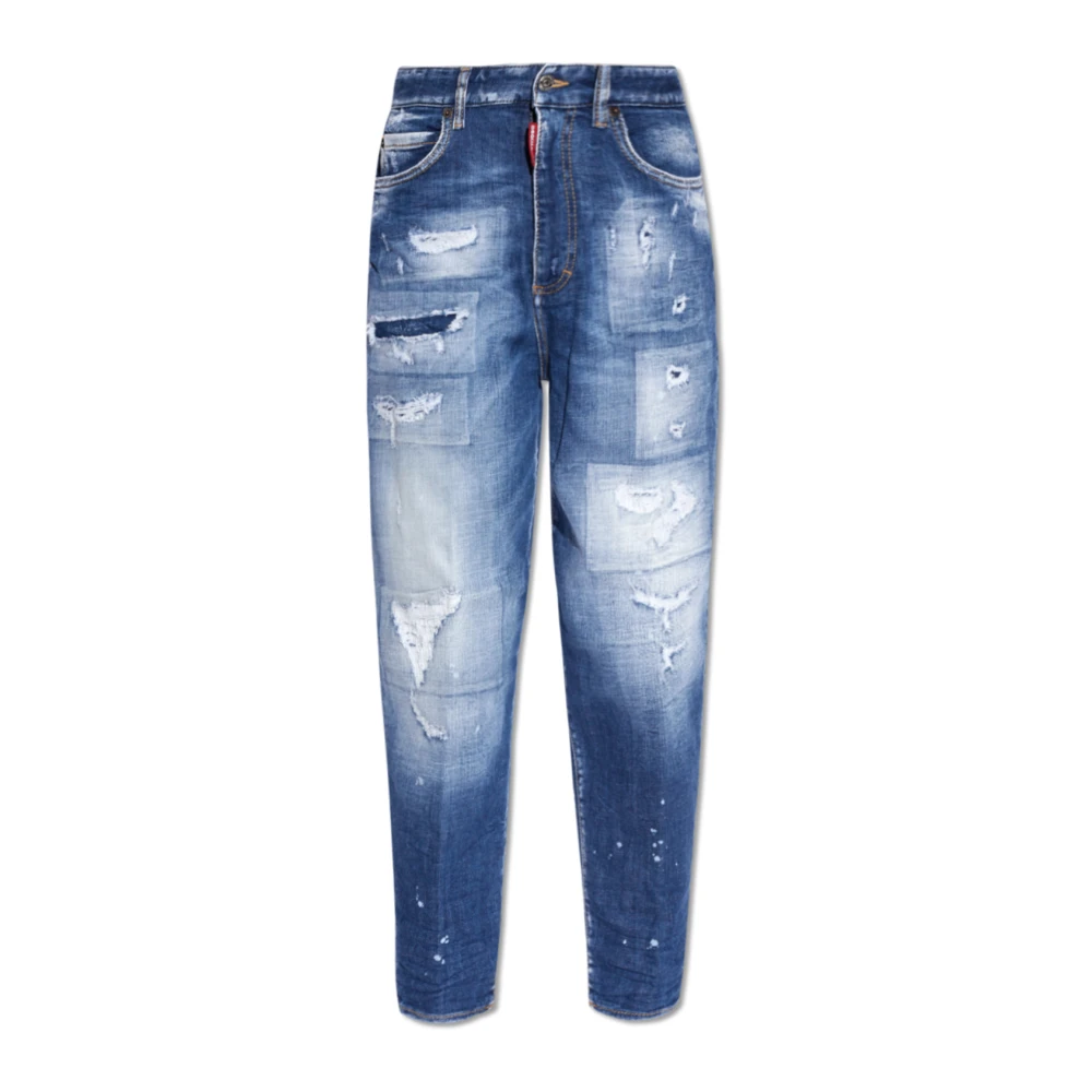 Dsquared2 Jeans met taps toelopende pijpen Blue Dames
