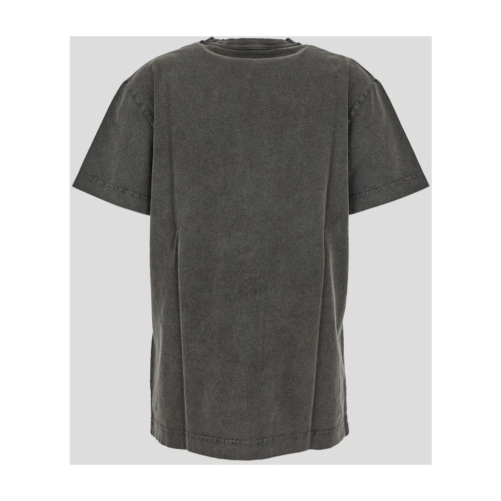 alexander wang Unisex Casual Tee Shirt Black Heren