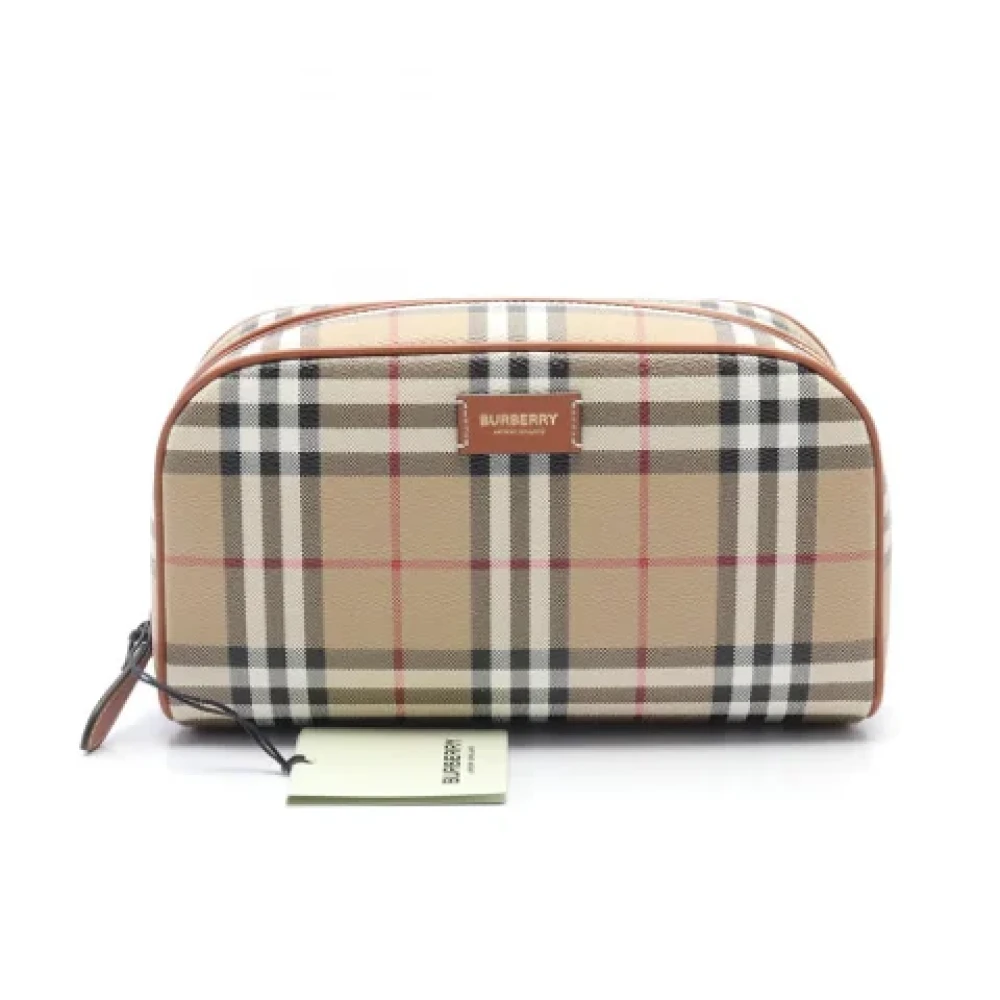 Burberry Vintage Pre-owned Leather pouches Multicolor Dames