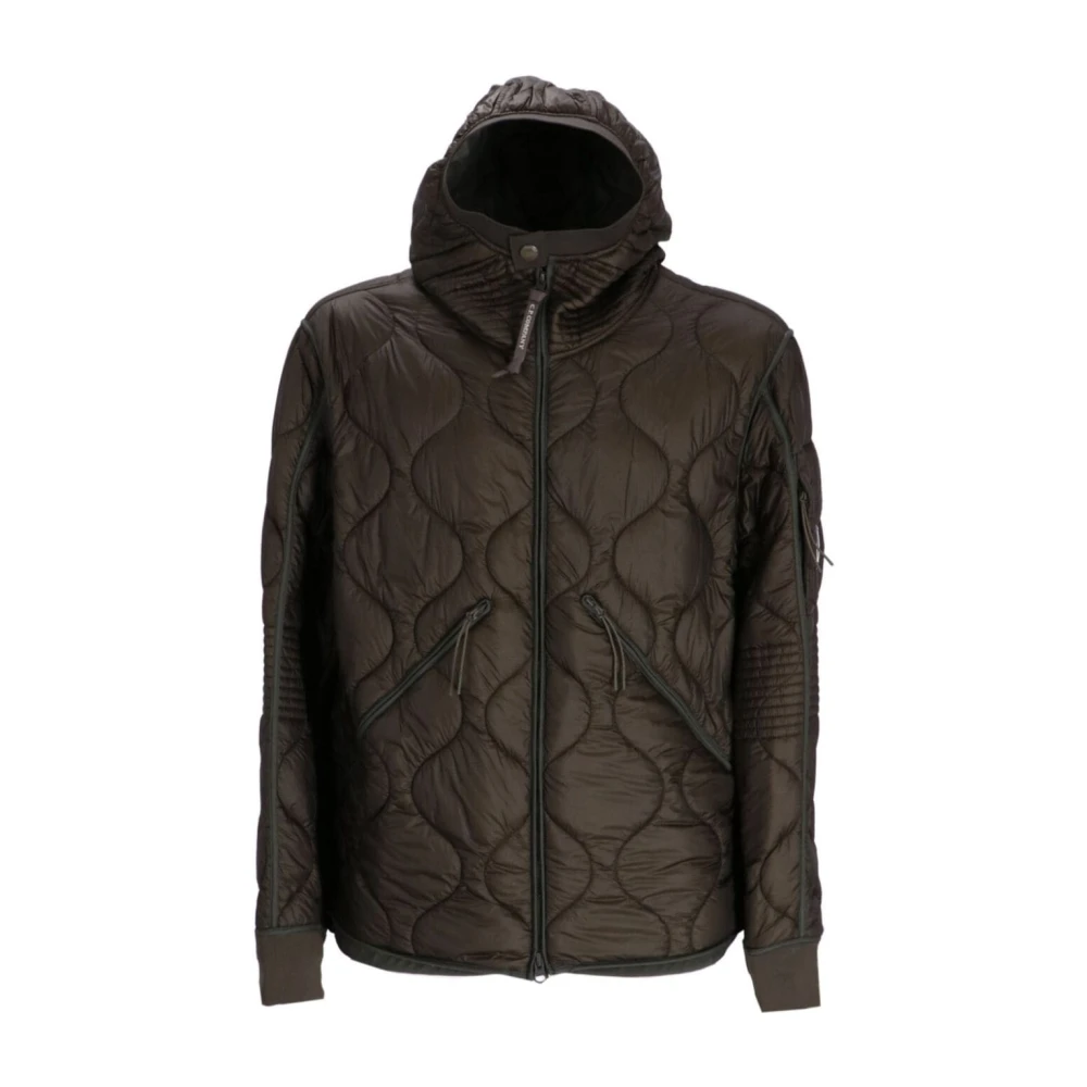 C.P. Company Gewatteerde Hoodie Groen Green Heren