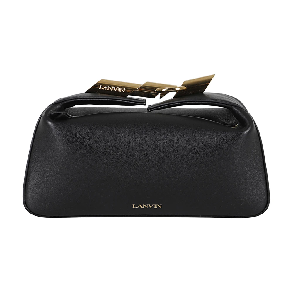 Lanvin Pailletten Avond Clutch Tas Black Dames