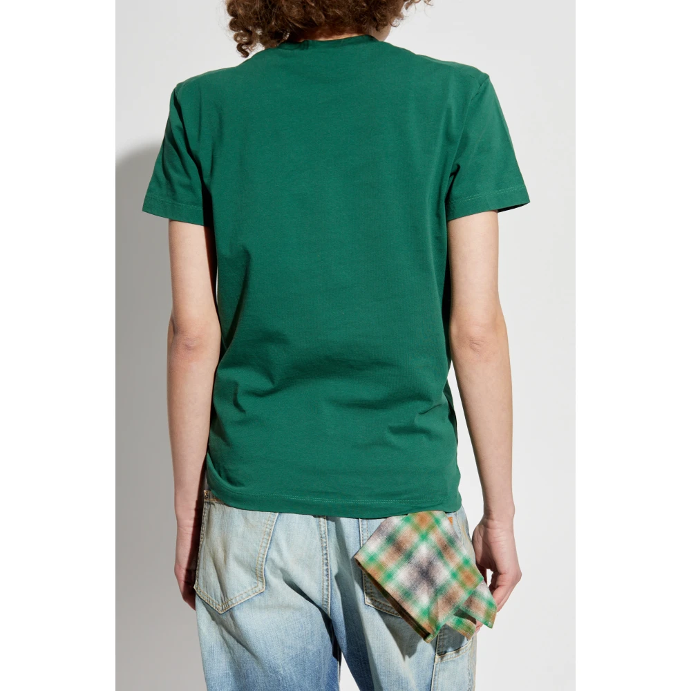 Dsquared2 T-shirt met print Green Dames