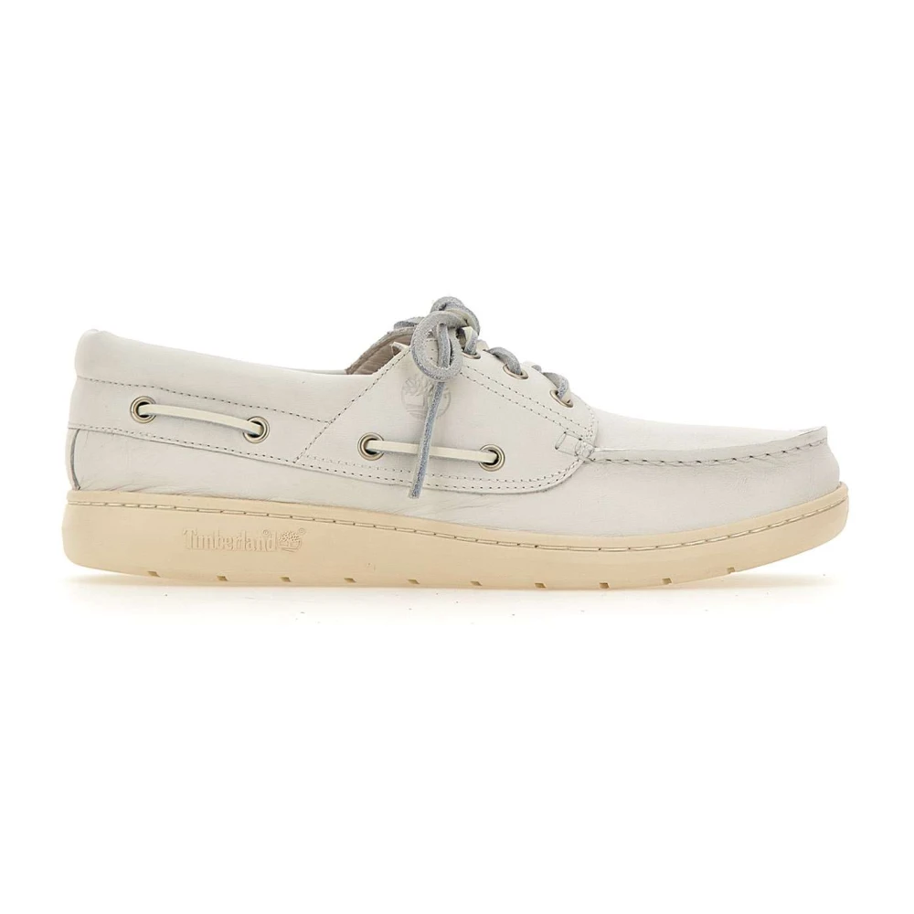 Timberland Men's White Portofino Pier Boat Shoes