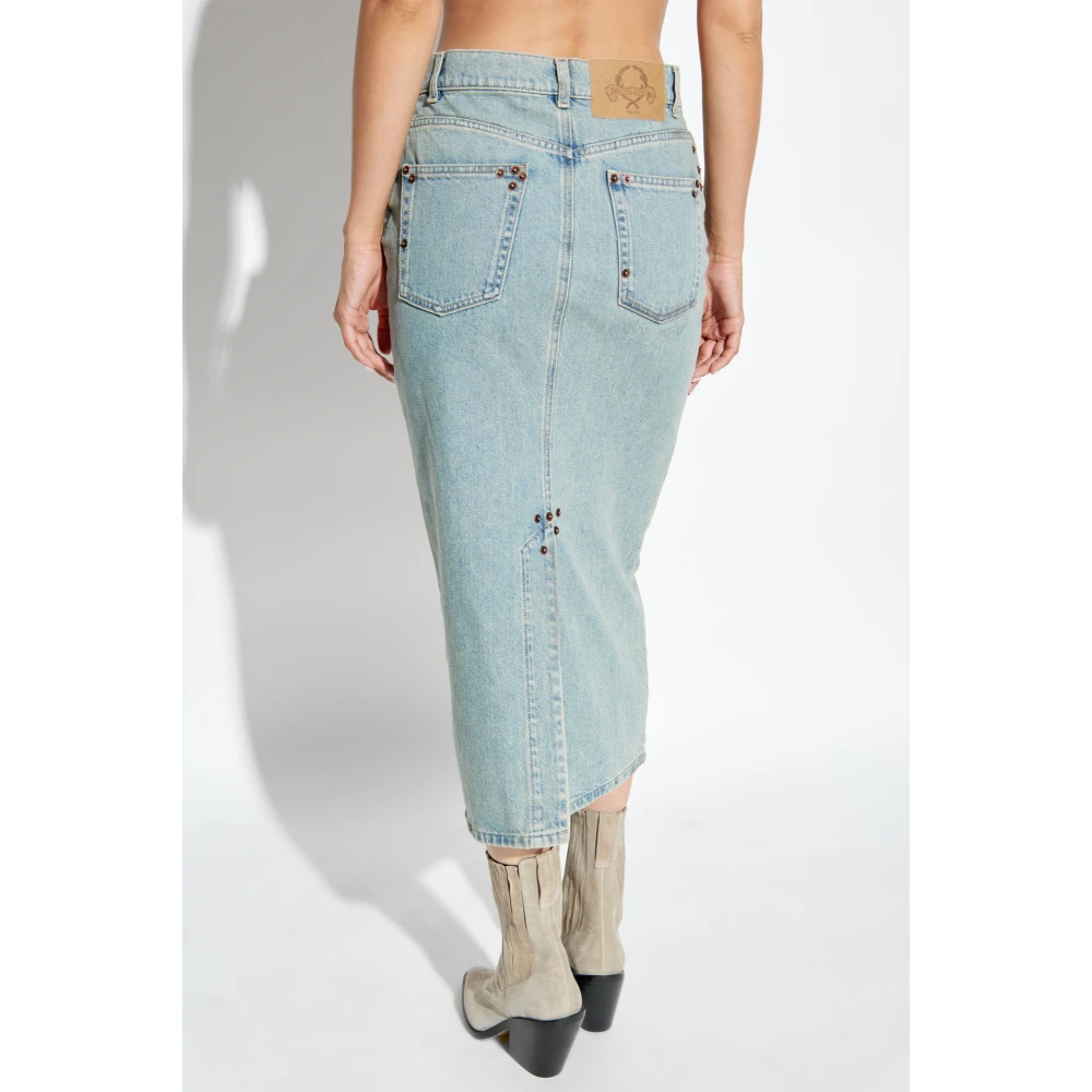 Moschino Denim rok Blue Dames