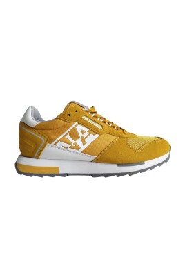 yellow-suede-leather-sneakers