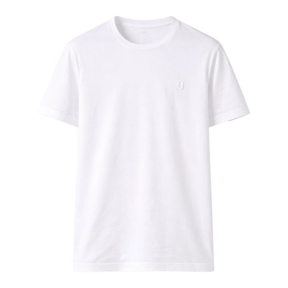 Dondup Hombre Blanco - Camiseta De Cuello Redondo Regular - Tops - 2XL