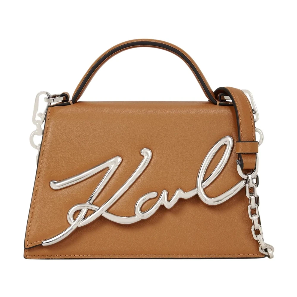 Karl Lagerfeld Women's Brown Shoulder Bag Essentials A1w30038 - Handbags - One Size - Bags