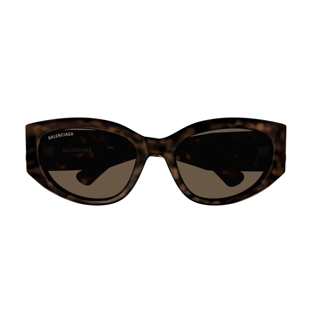 Balenciaga Women's Brown Oval Frame Sunglasses Bb0324sk - Sunglasses - 55 Mm - Accessories