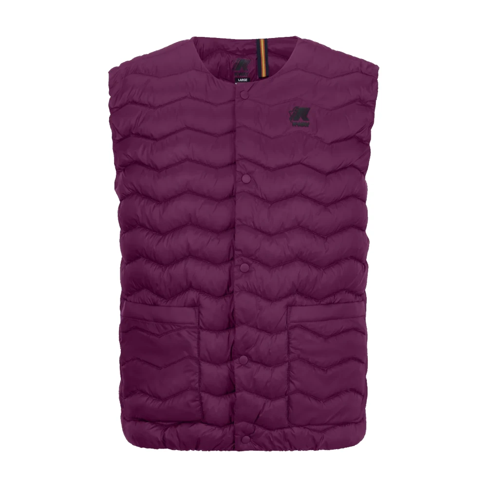 K-way Gewatteerd Warm Diemme Gilet Violet Purple Heren