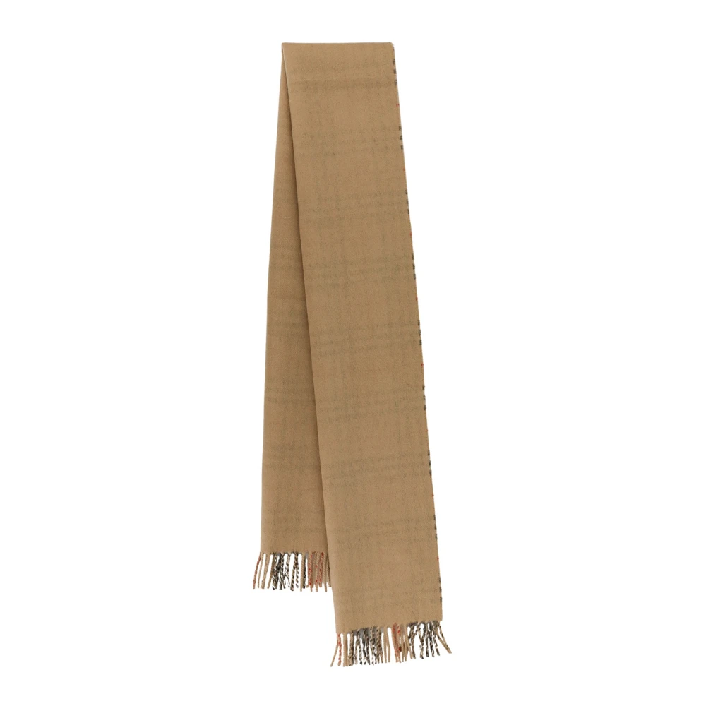Burberry Vintage Check Cashmere Sjaal Beige Dames