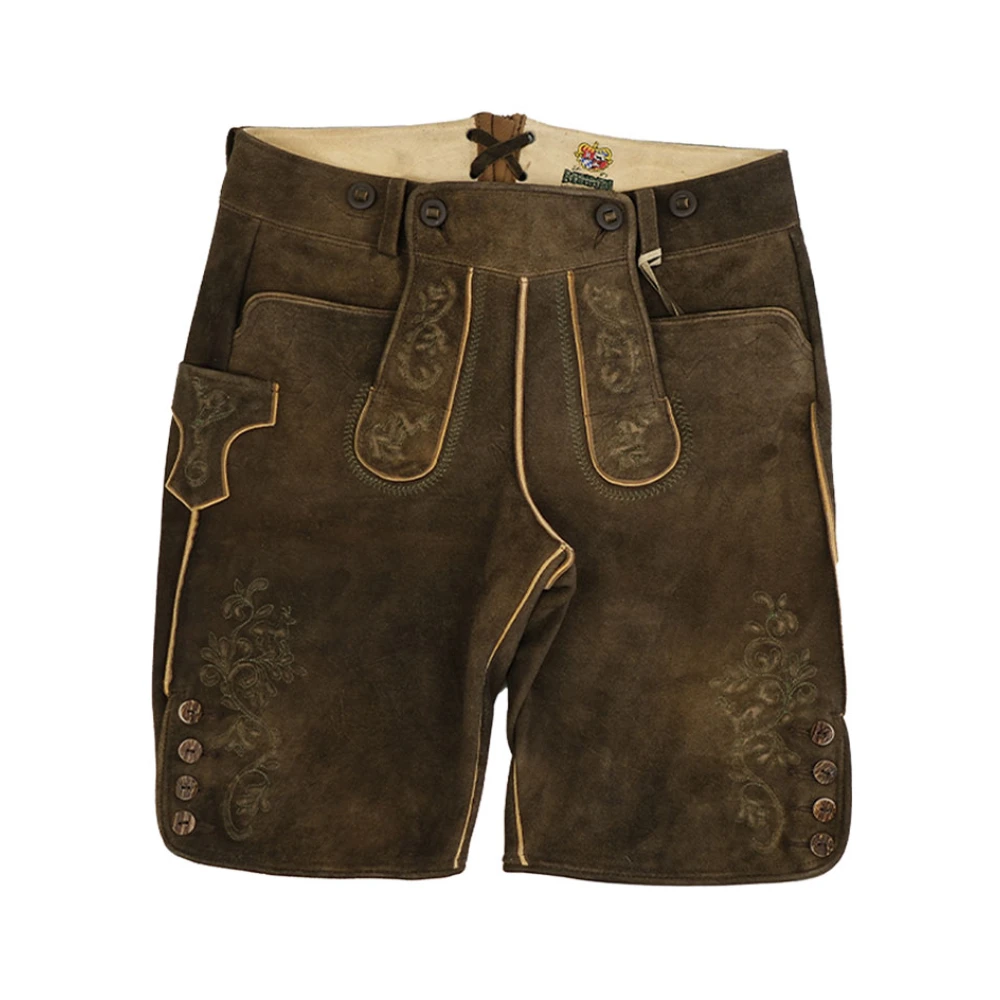 Meindl Loisachtal Lederen Shorts Brown Heren