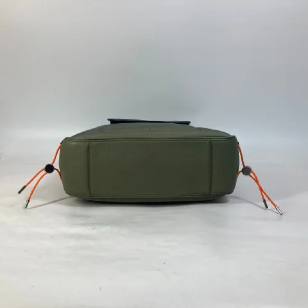 Dior Vintage Pre-owned Leather dior-bags Green Dames