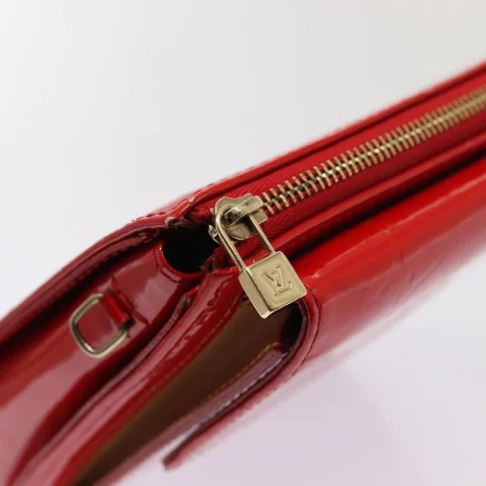 Louis Vuitton Vintage Pre-owned Leather pouches Red Dames