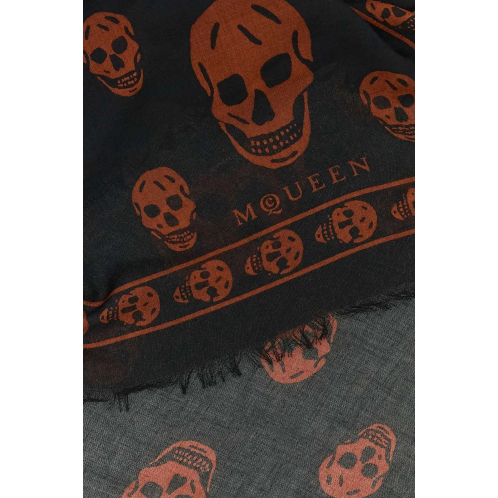 alexander mcqueen Stijlvolle Gedrukte Modal Blend Foulard Multicolor Heren