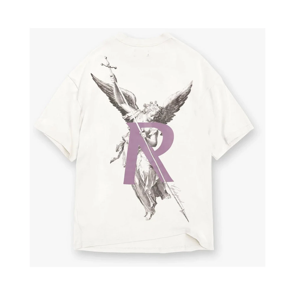 Represent Oversized Archangel Katoenen T-shirt White Heren