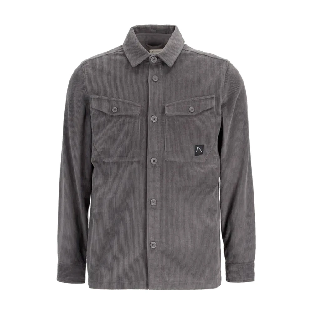Chasin Lange mouw overhemd Stryke Cord Brown Heren