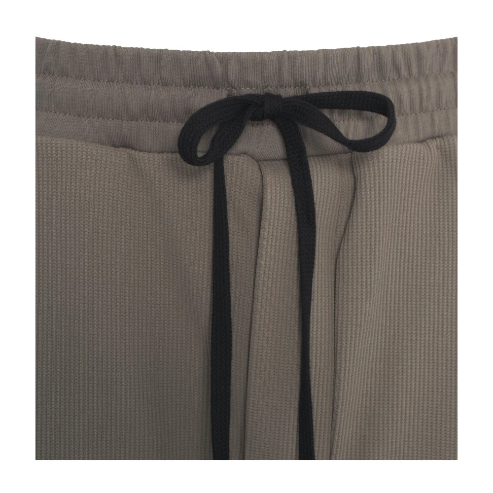 Thom Krom Wijde Jersey Shorts Grijs Ss25 Gray Heren