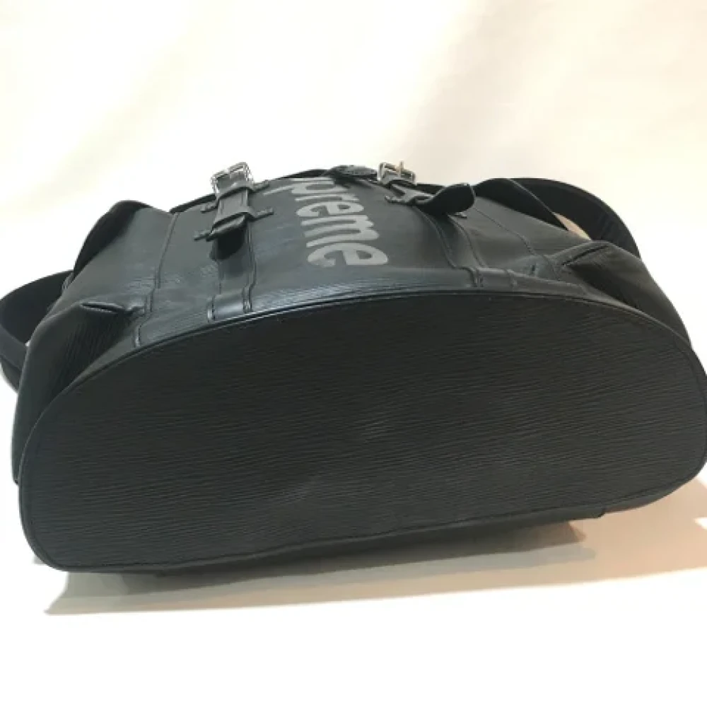 Louis Vuitton Vintage Pre-owned Leather shoulder-bags Black Heren