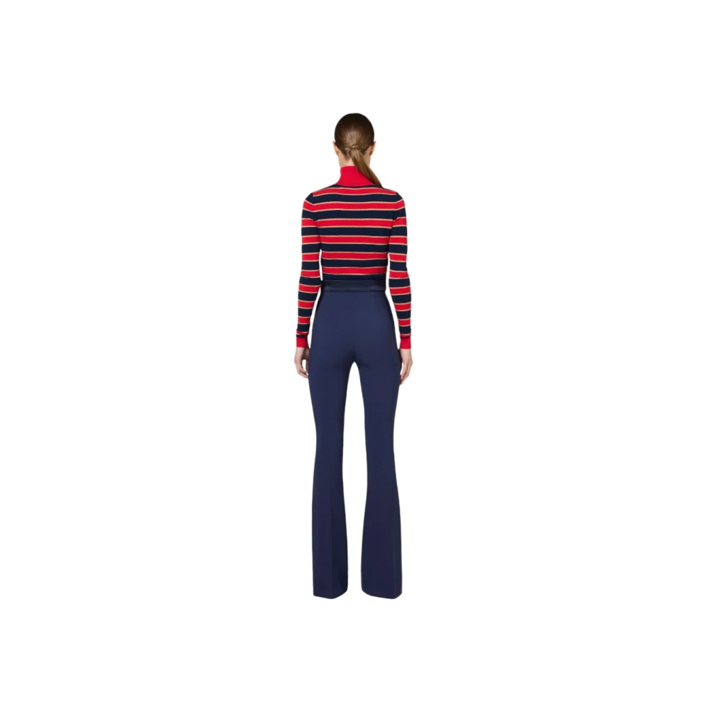 Elisabetta Franchi Stijlvolle Broek voor Vrouwen Blue Dames
