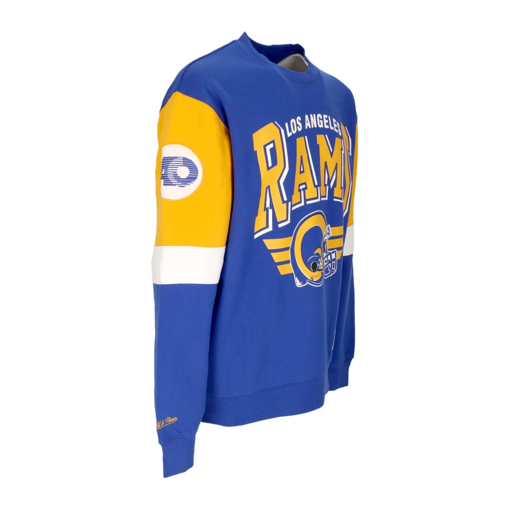 Mitchell & Ness NFL Los Angeles Rams Crewneck Sweatshirt Blue Heren