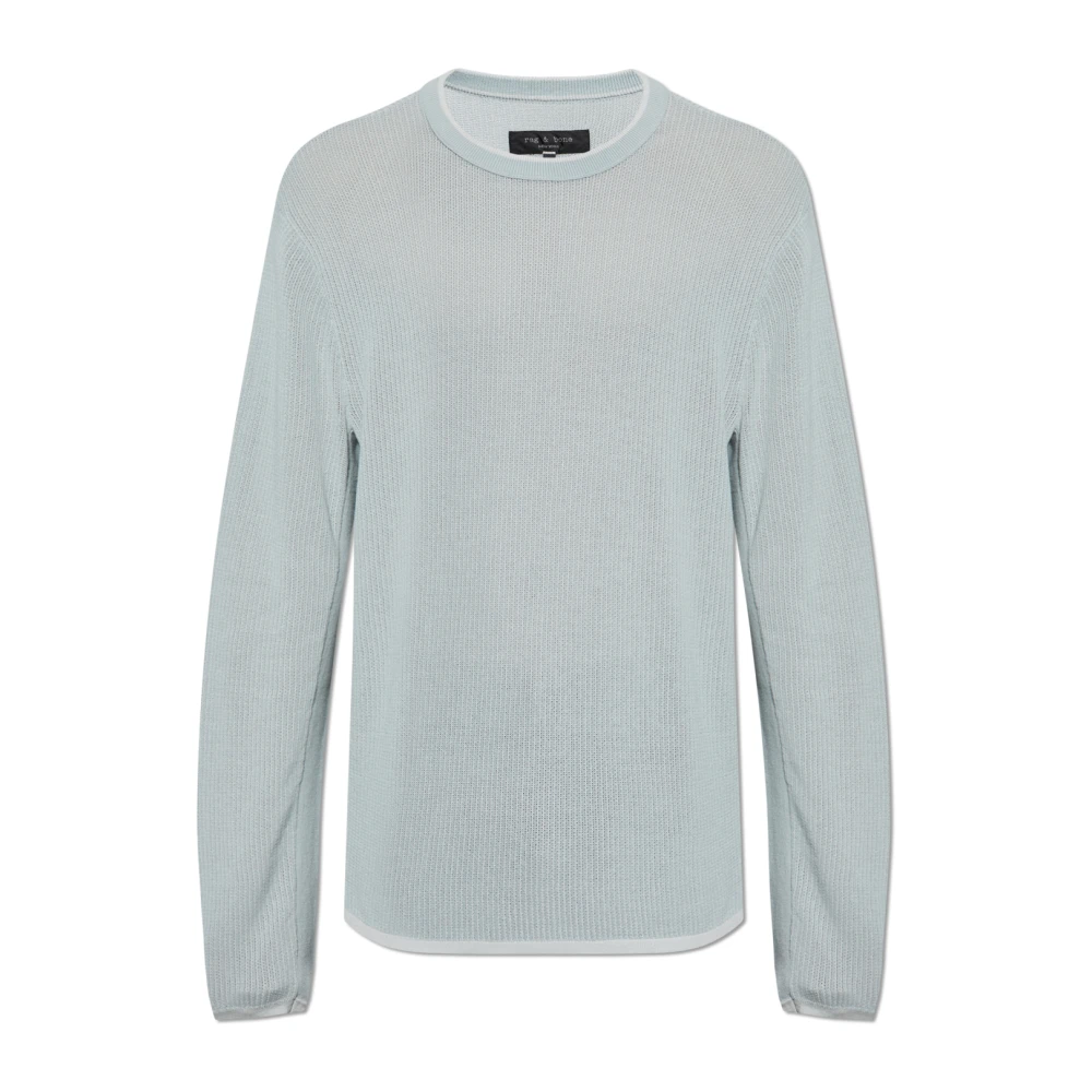 Rag & Bone Trui Harvey Blue Heren