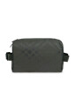 check-jacquard-zipped-belt-bag