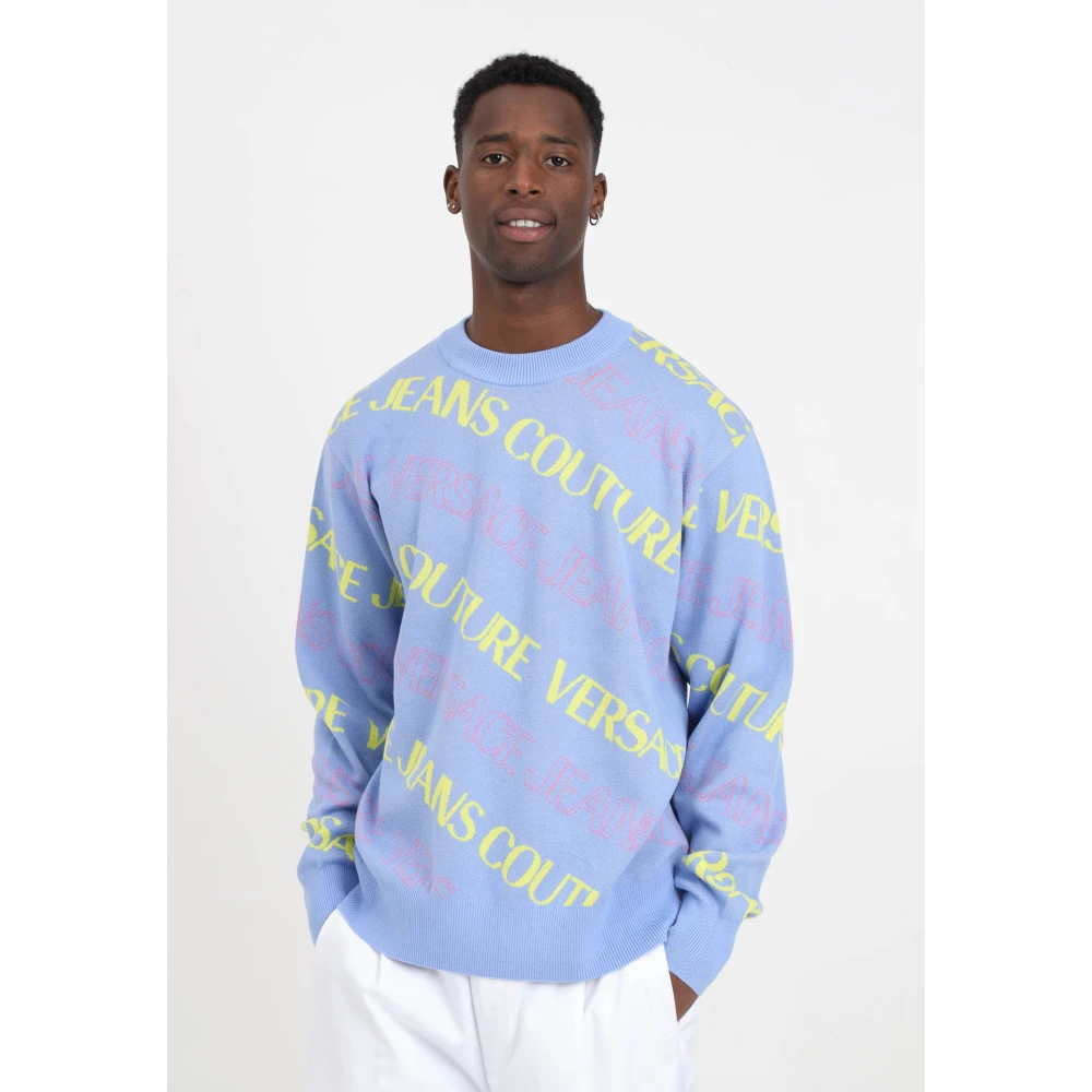 Versace Jeans Couture Round-neck Knitwear Multicolor Heren