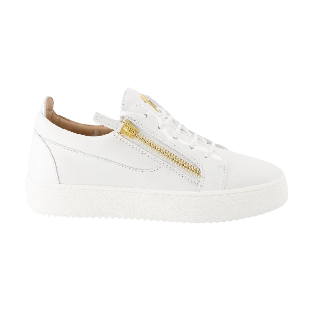 Giuseppe Zanotti Gail Leren Sneakers Dames Schoenen Wit
