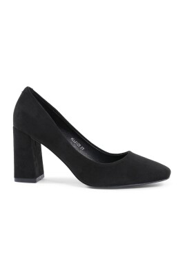 black-fabric-high-heel-pump