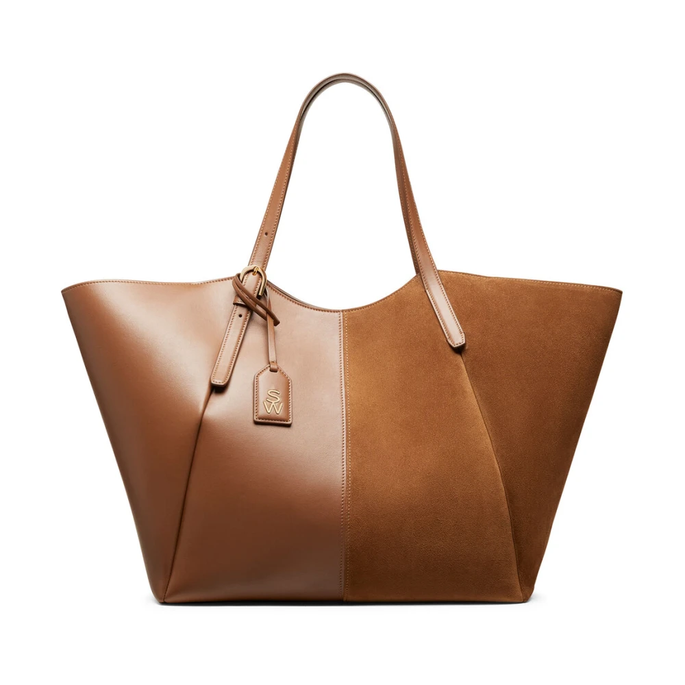 Stuart Weitzman 5050 Gogo Tote Brown Dames