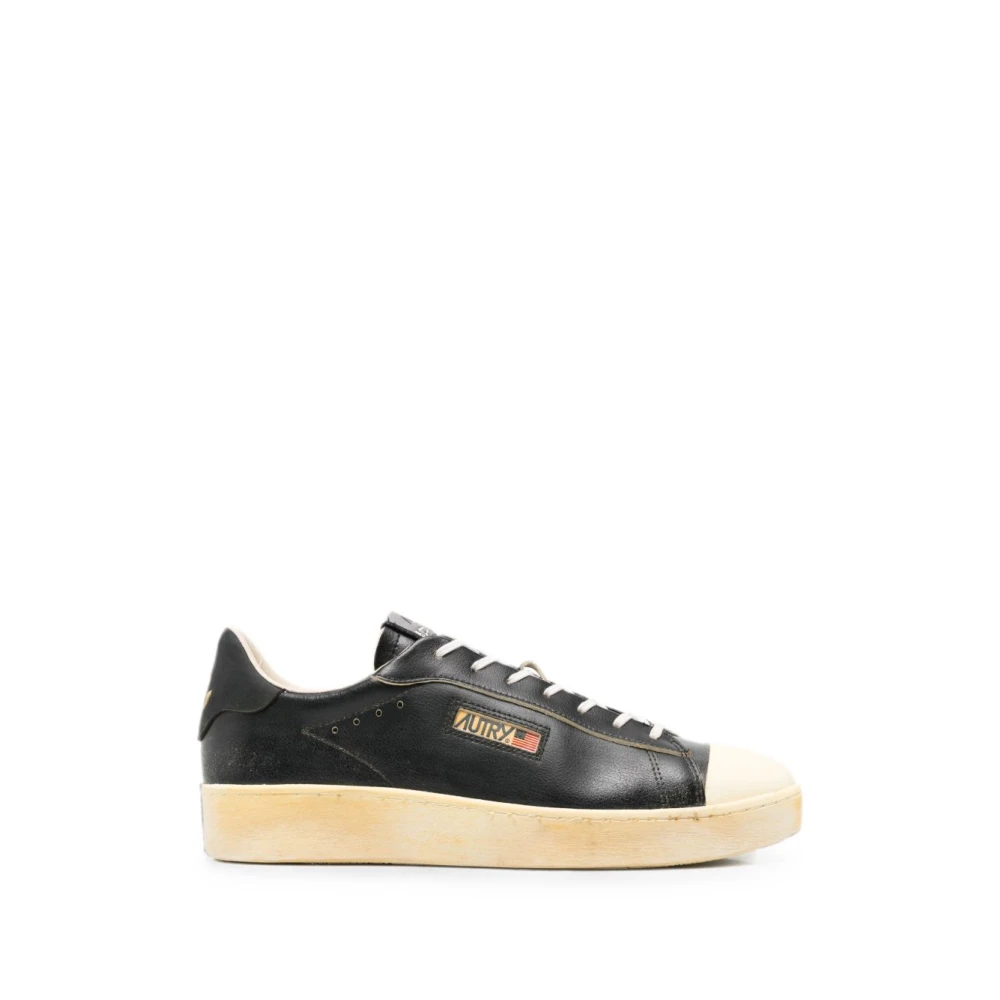 Autry Dallas Vintage Sneakers Heren Schoenen Zwart