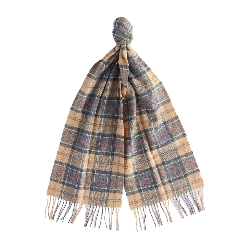 Barbour - Gemusterter Wollschal Mit Ausgefransten Kanten - Accessories - Herren - Mehrfarbig - One Size - Image 3