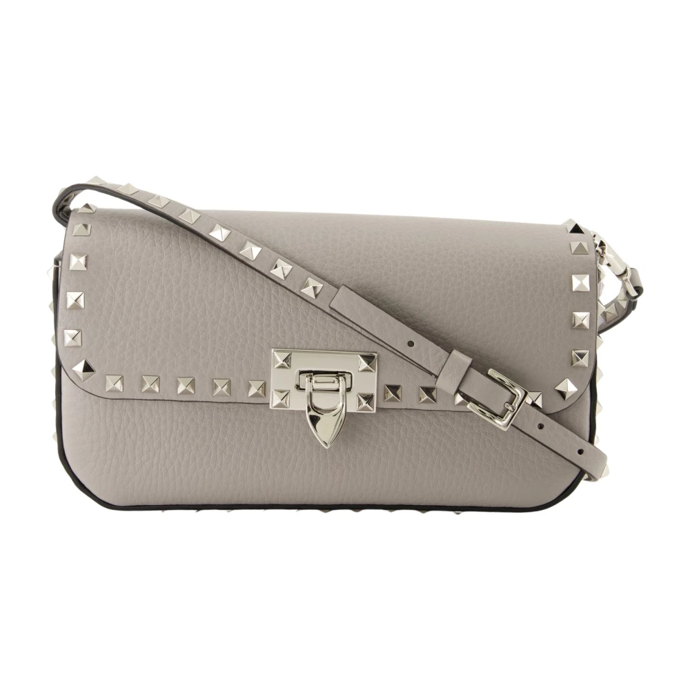 Valentino Garavani Rockstud Schoudertas Grijs Gray Dames