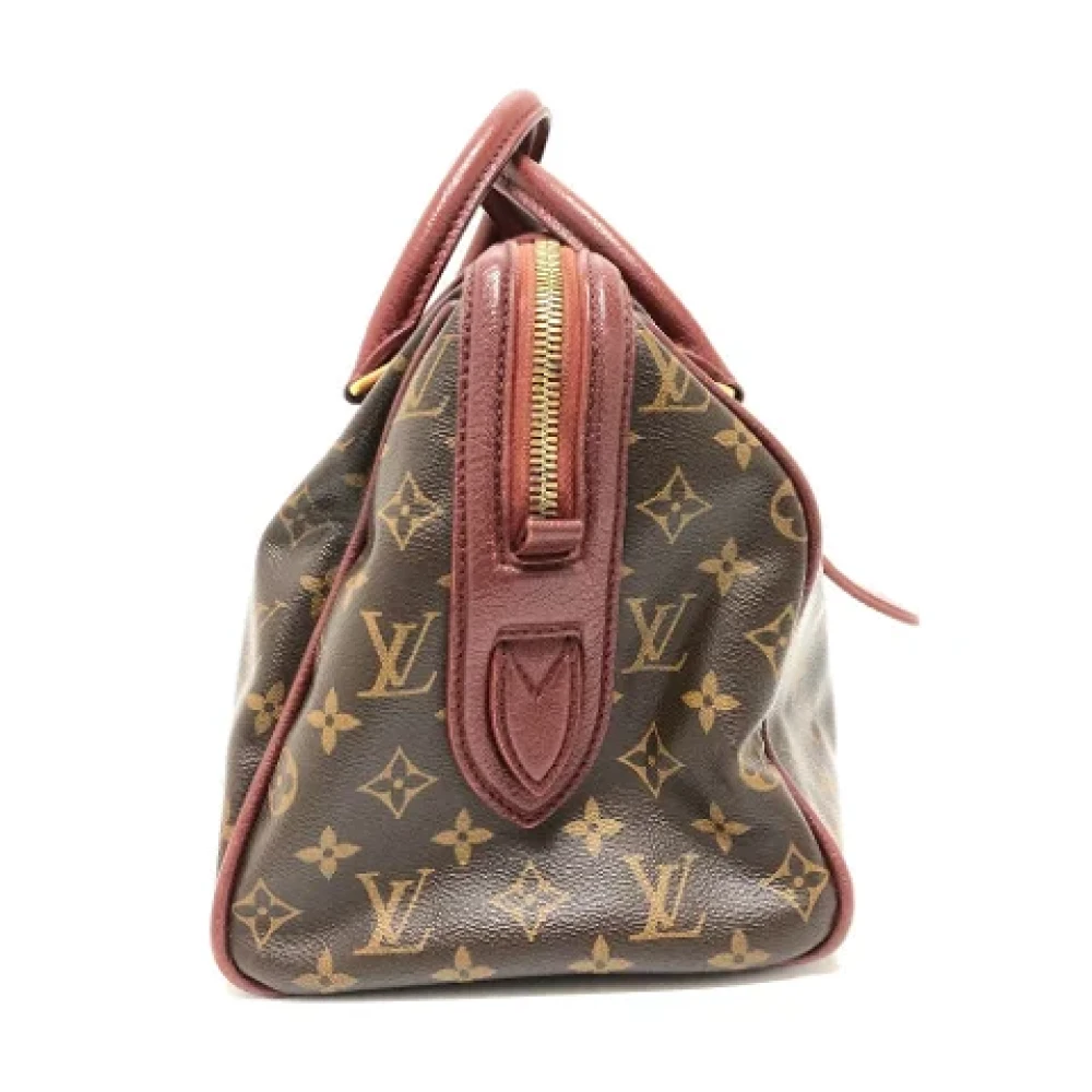 Louis Vuitton Vintage Pre-owned Cotton louis-vuitton-bags Brown Dames