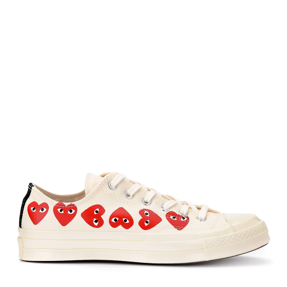 Comme des Garçons Play Multi -hart sneakers Beige Heren