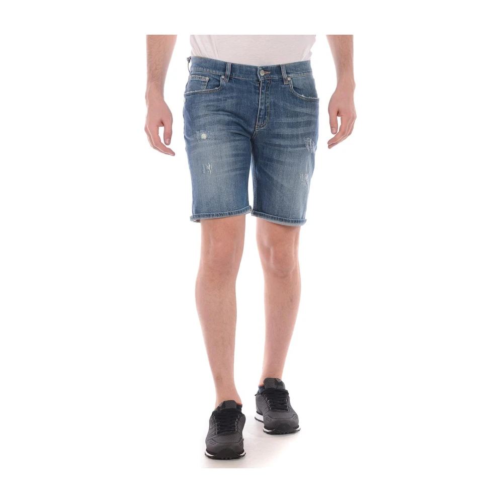Daniele Alessandrini Men's Blue Short - Denim Shorts - W29 - Shorts