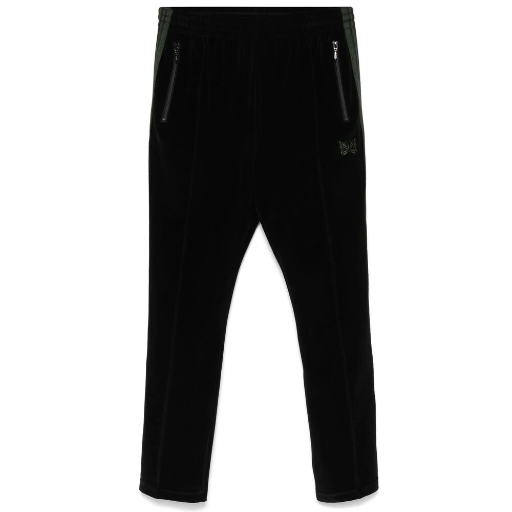 Needles Velours Elastische Taillebroek Black Heren
