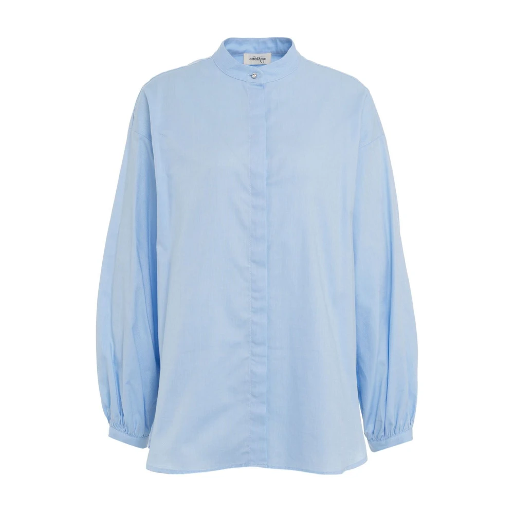 Ottod'Ame Blauwe Shirts Aw24 Dameskleding Blue Dames