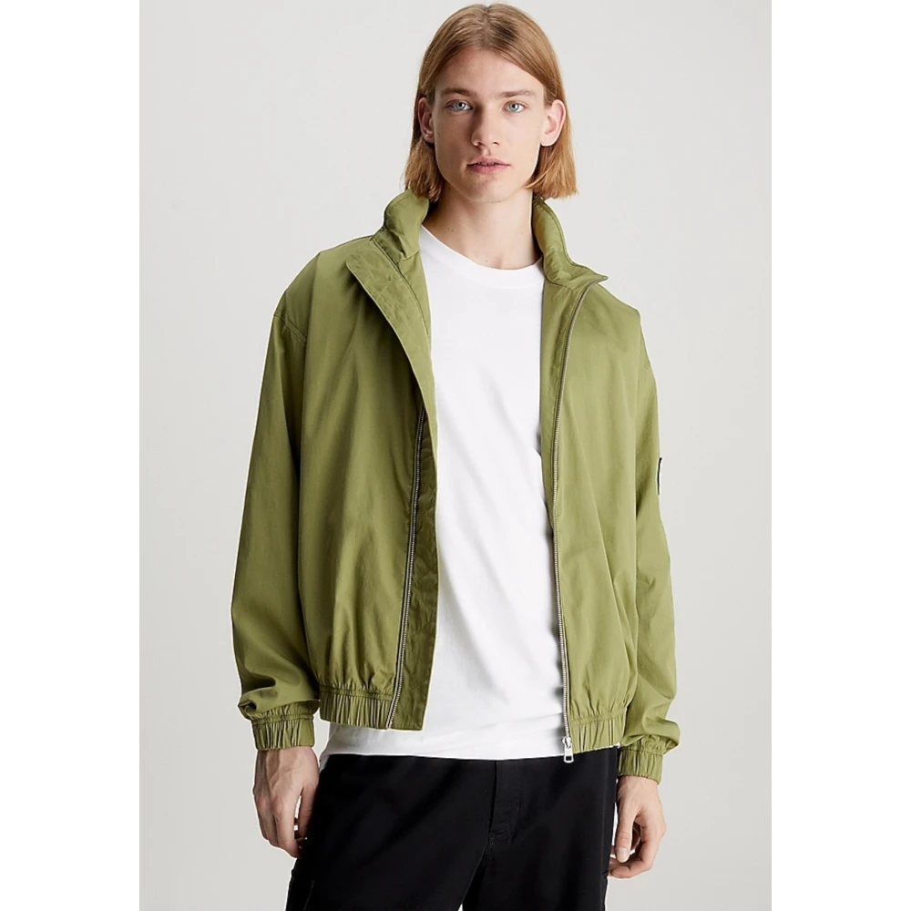 Calvin Klein Jeans Donker Juniper Casual Utility Jas Green Heren