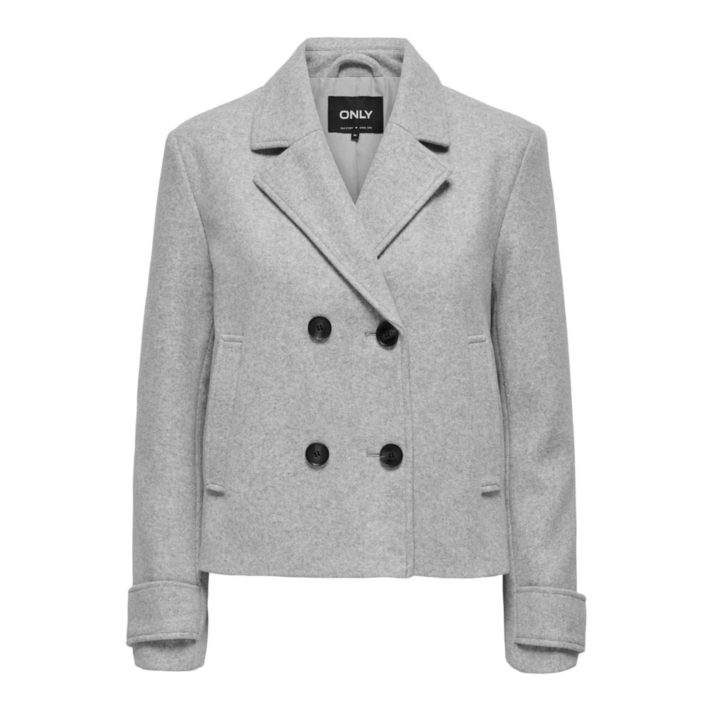 Only Freja Life Wollen Jas Gray Dames