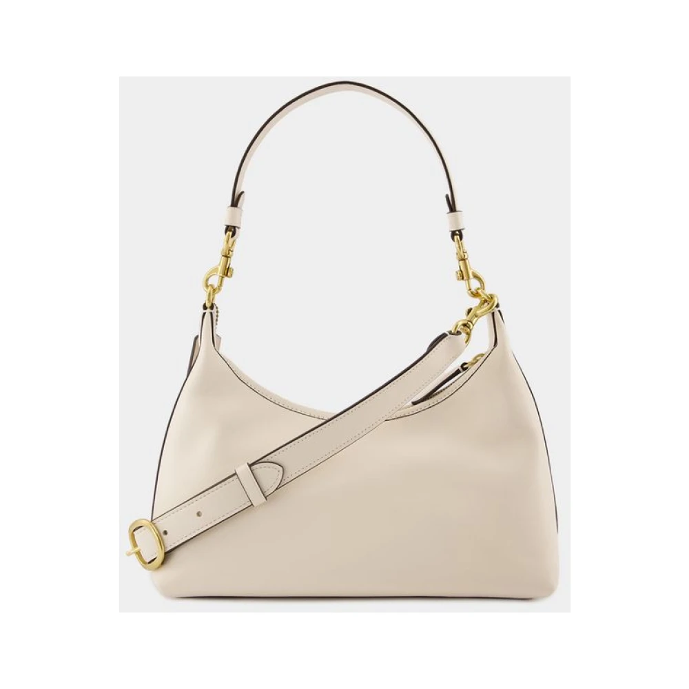 Coach Beige Leren Schoudertas Juliet Beige Dames