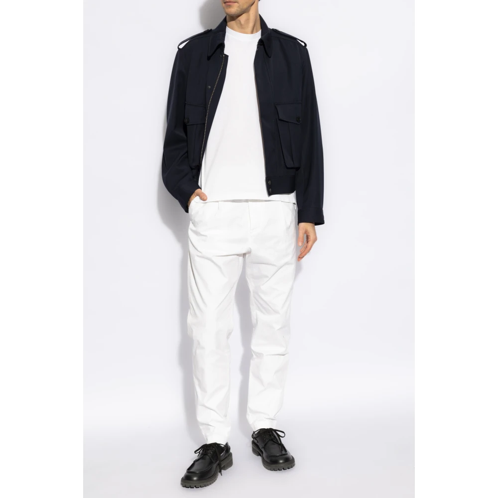 Dsquared2 Broek One Pleat White Heren