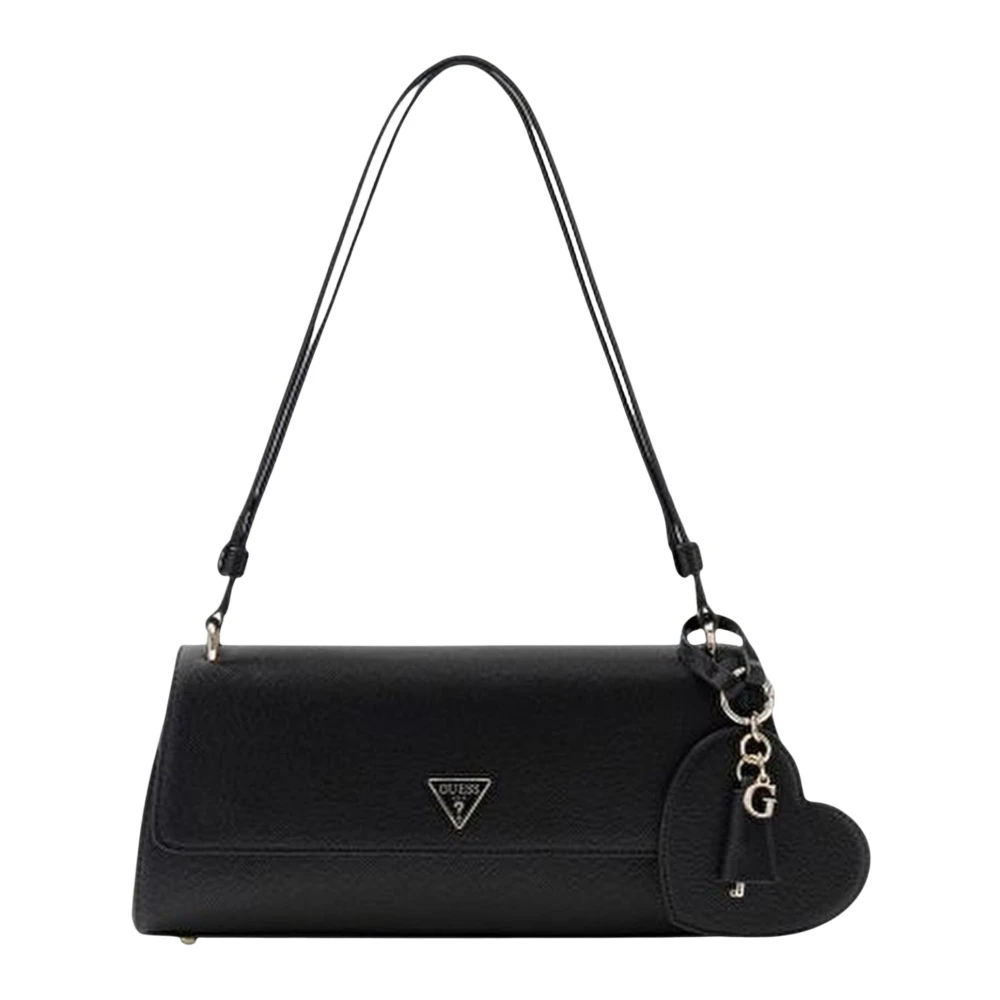 Guess Women's Black Isobel Shoulder Bag - Shoulder Bags - One Size - Bags