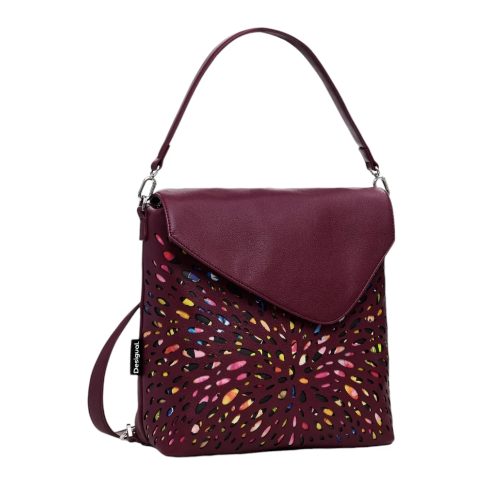 Desigual Blackwell Jersey Tas Herfst Winter Collectie Red Dames