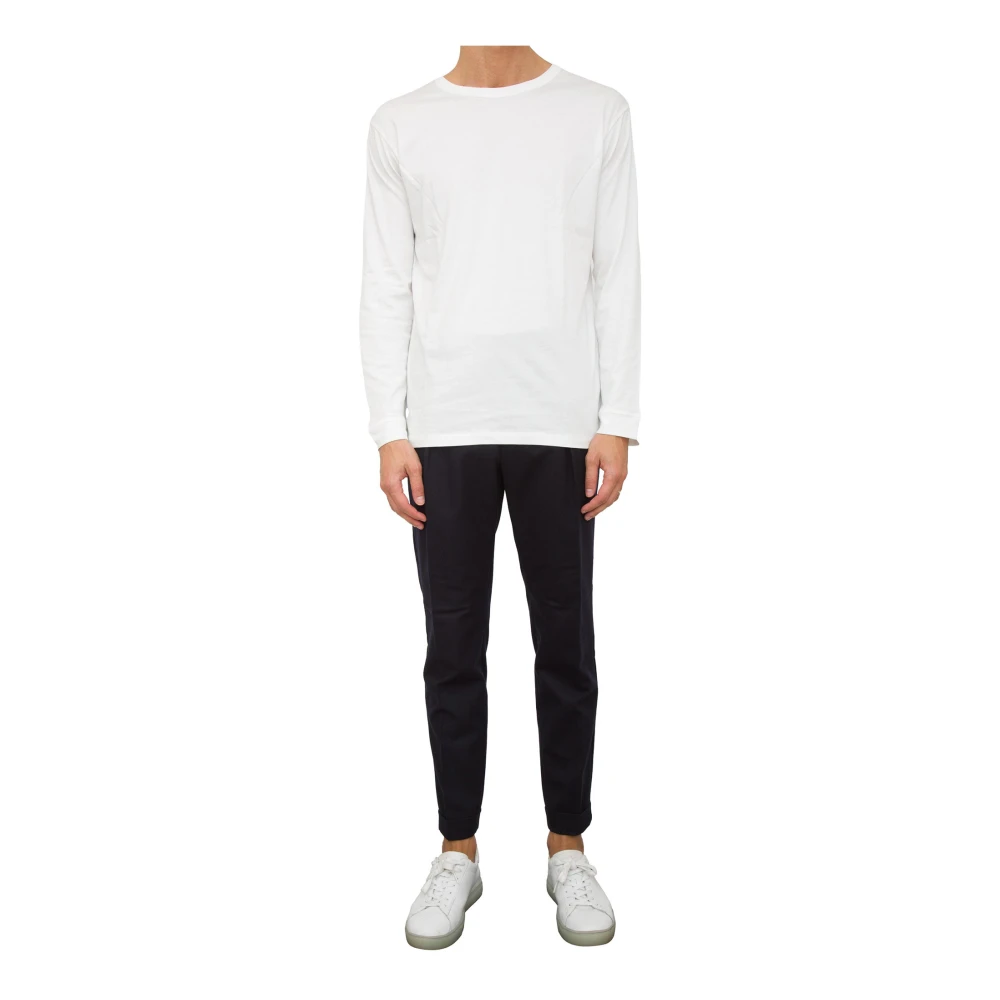 Paolo Pecora Blauwe Stoffen Broek Stijlvol Model Blue Heren